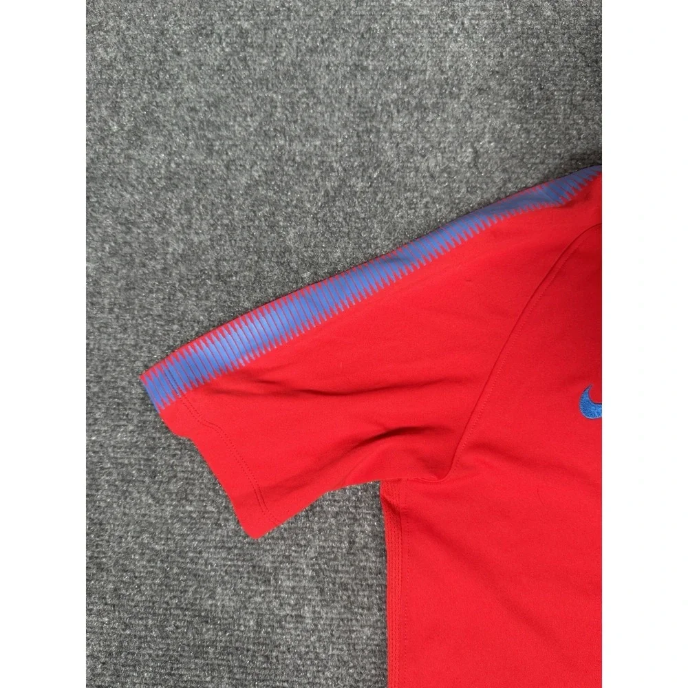NIKE MEN'S BARCELONA 2017/2018 TRAINING TOP SOCCER FOOTBALL SHIRT JERSEY SIZE XS